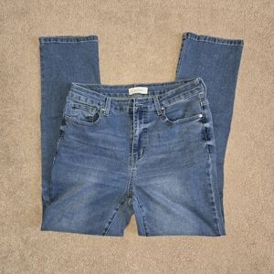 Denim Blue Women's Straight Leg Jeans